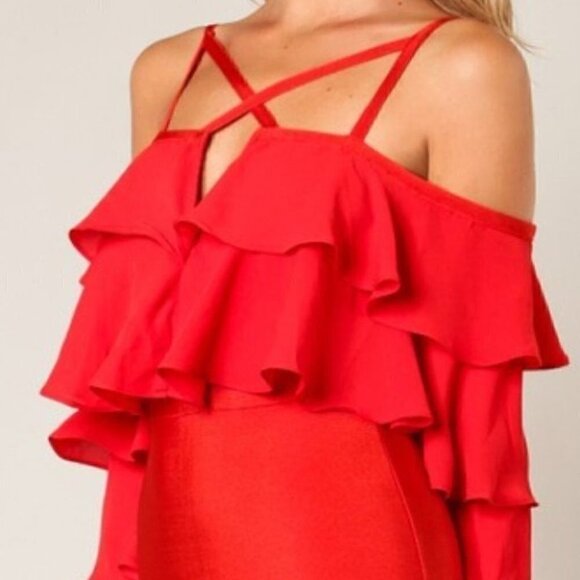 RED Bodycon Dress - Picture 4 of 4